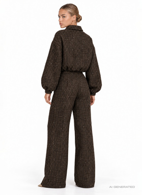 HEIRLOOM SET IVORY women's set in brown