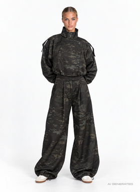 Kurtka moro COMMAND JACKET czarno-zielona
