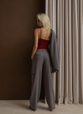 HIGH SOCIETY women's trousers, grey