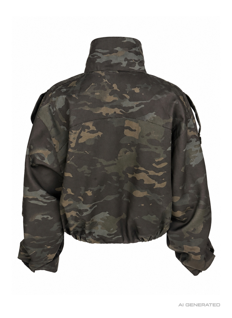 Black and green camo jacket COMMAND JACKET