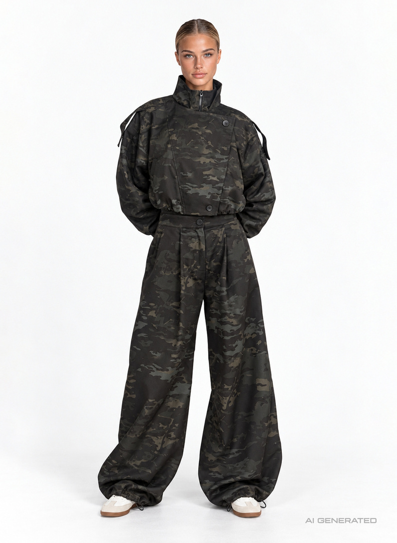 Kurtka moro COMMAND JACKET czarno-zielona