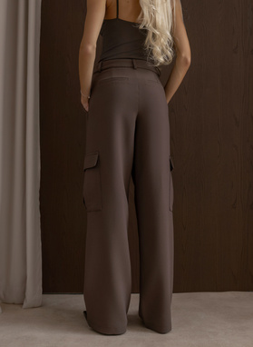HIGH SOCIETY women's trousers, brown