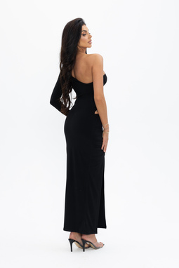 ZAFIRA DRESS w kolorze czarnym