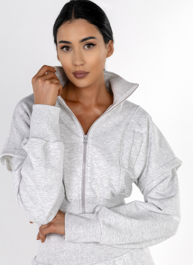 FIFTH AVENUE SET women’s tracksuit set grey