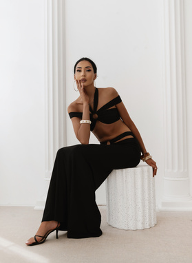 TULUM DRESS Long Dress, Black