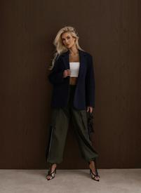 Marynarka UPTOWN REBEL BLAZER granatowa
