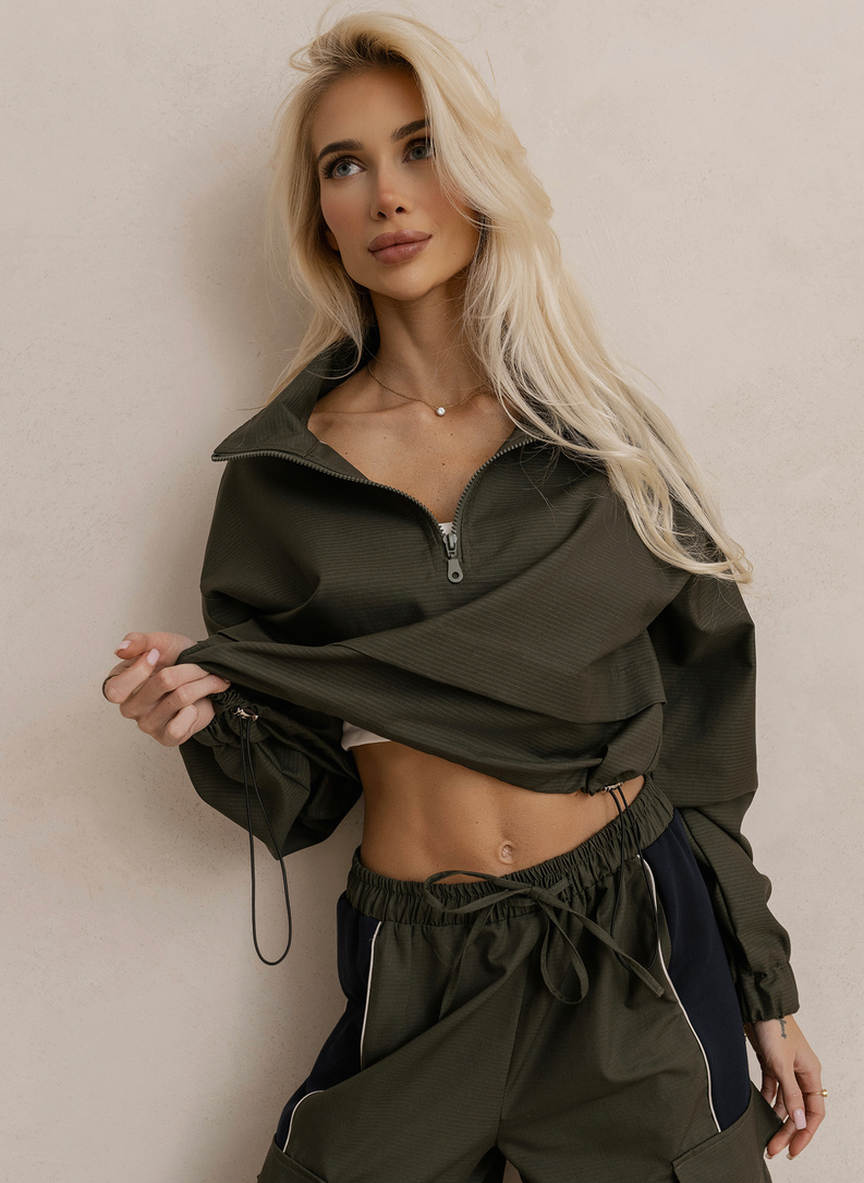 Women's UPTOWN REBEL SWEATSHIRT olive