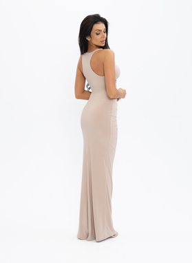AMARA DRESS in beige
