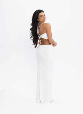 AZARIA DRESS in ecru