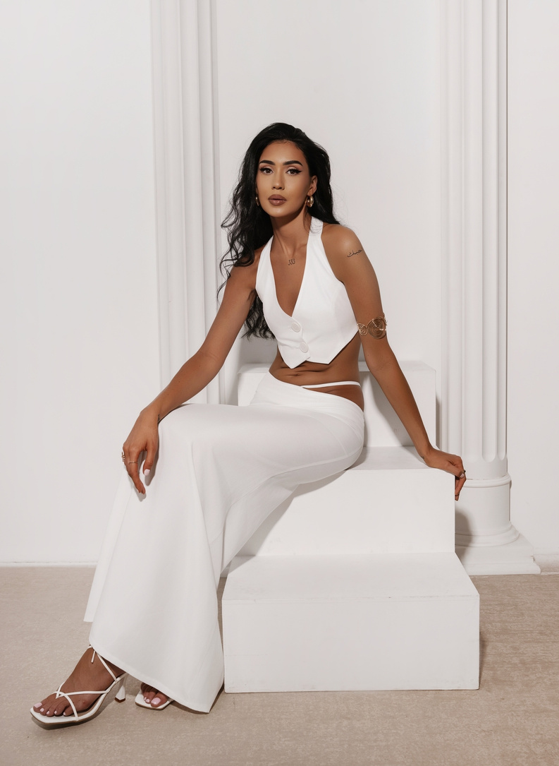 Lace Blouse and Trousers Set INSTALOVE SET ecru