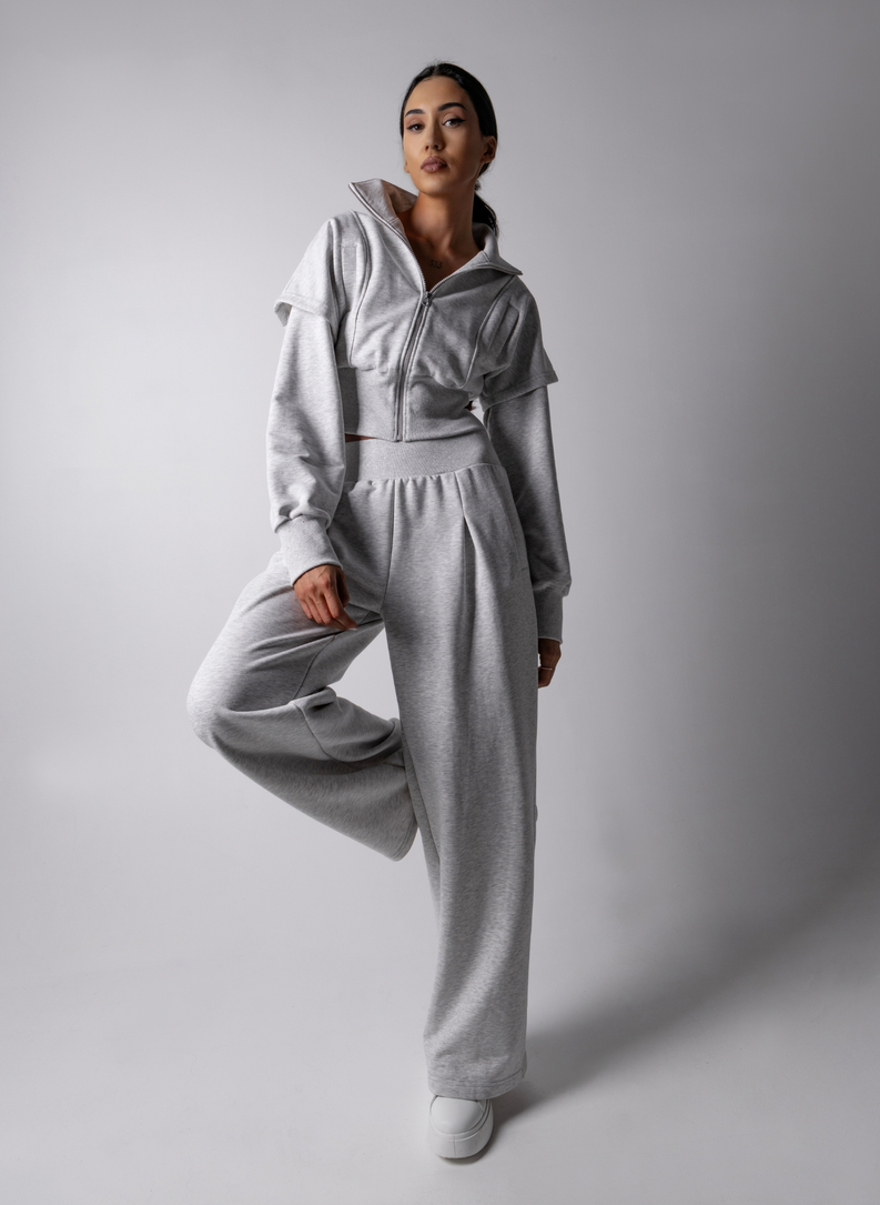Damski komplet dresowy FIFTH AVENUE SET szary