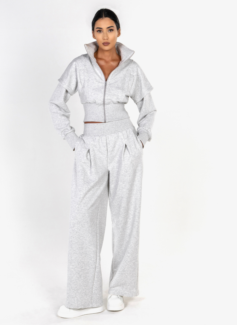 Damski komplet dresowy FIFTH AVENUE SET szary