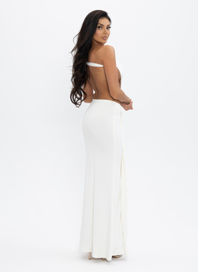 NOIR ECLIPSE DRESS in cream