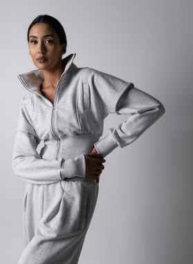 FIFTH AVENUE SET women’s tracksuit set grey