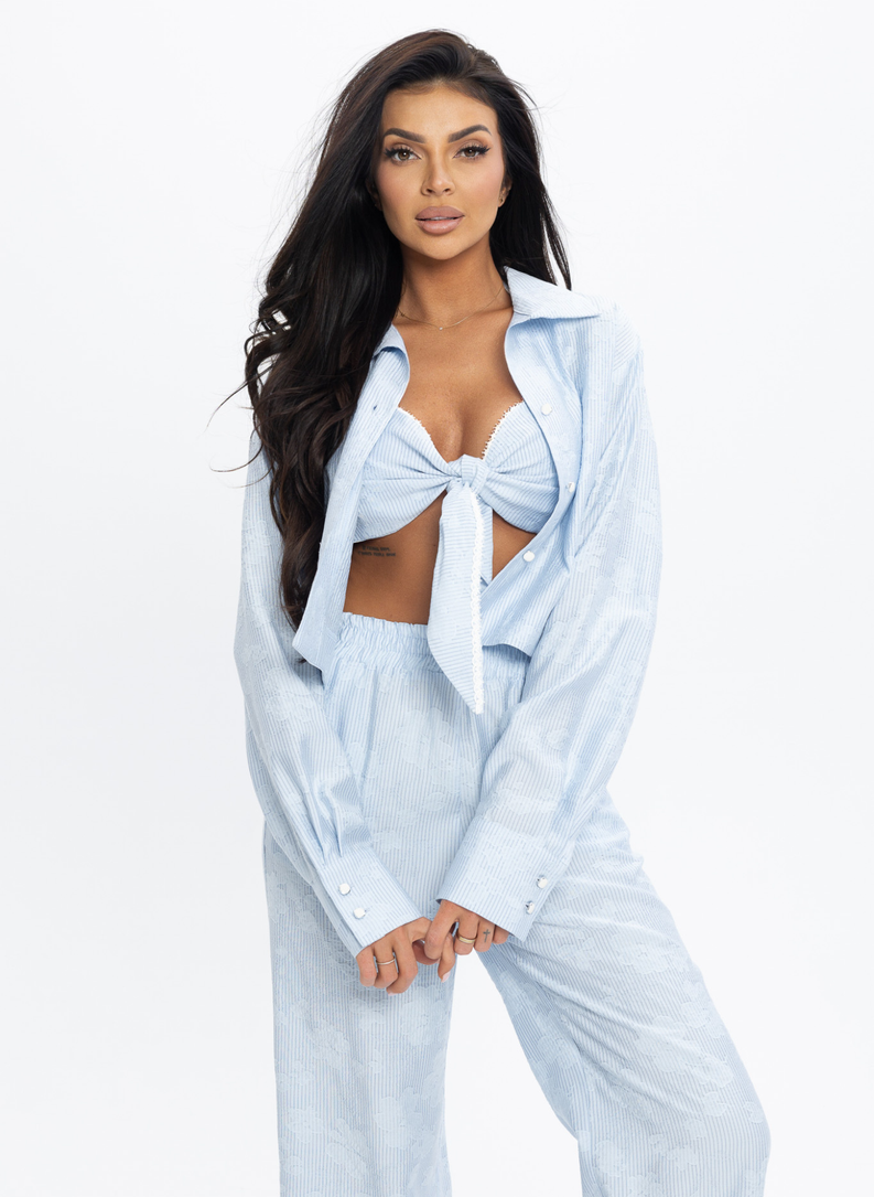 RIVIERA BLOOM 3-in-1 SET, light blue