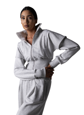 Damski komplet dresowy FIFTH AVENUE SET szary